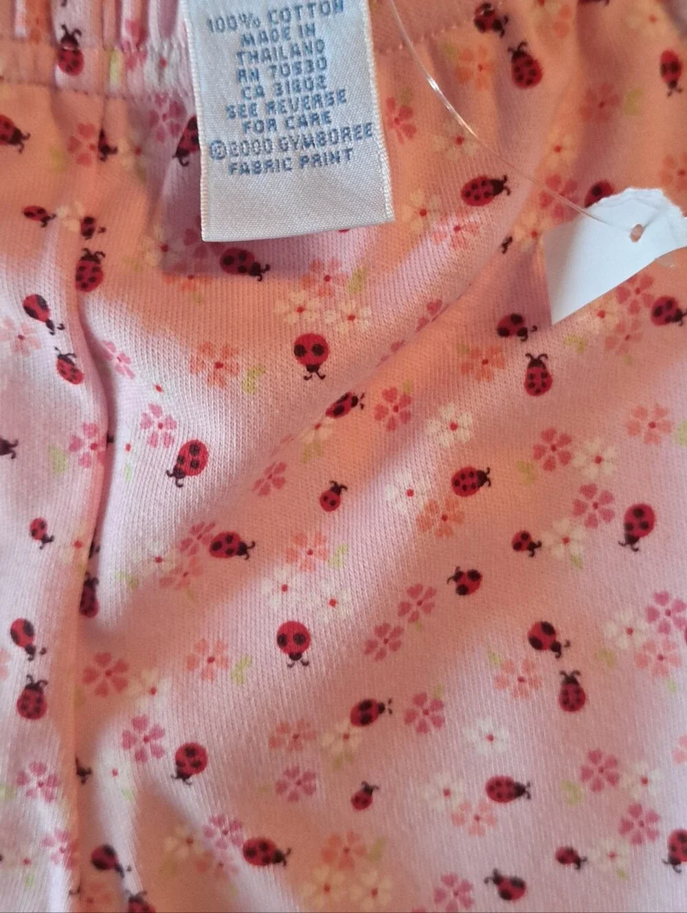 Vintage Gymboree 2000 Ladybug Baby Blanket & Matching Outfit